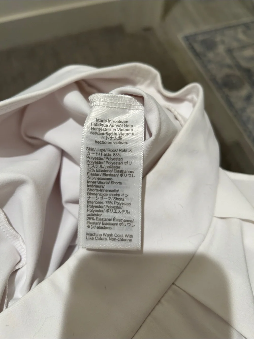 J.Crew White Pleated Skorts